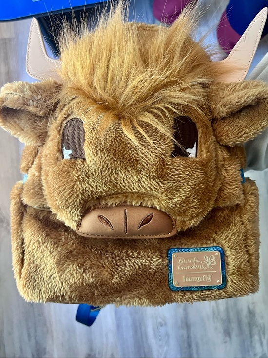 Loungefly Busch Gardens Highland Cow Mini Backpack main image 12